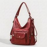 Women's Spacious Shoulder Bag with Multiple Pockets and Practical Design