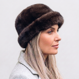 Women's Plush Bucket Hat with Warm Winter Design and Fisherman Style