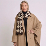 Women's Winter Plaid Scarf with Reversible Design and Warm Wraparound Style