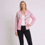 Women's Cardigan with Button-Front Design and Casual Layering Style