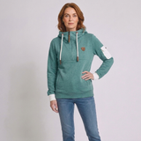 Women's Casual Hooded Pullover with Long Sleeves and Comfortable Design