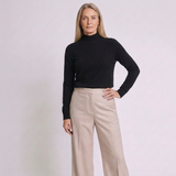 Women's Basic Turtleneck Sweater with Essential Everyday Style