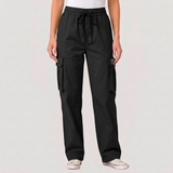 Women's Relaxed Straight-Leg Cargo Pants with Practical Utility Style