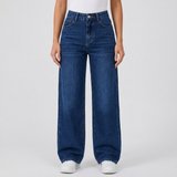 Women's High-Waisted Wide-Leg Pants with Classic Casual Style