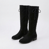 Women's Tall Lace-Up Boots with Comfortable Fit and Durable Design