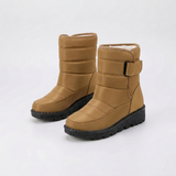 Women's Waterproof Mid-Calf Snow Boots with Warm Winter Design
