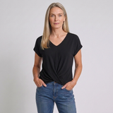 V-Neck Twist Detail Top | Women's Going Out Tops