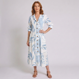 Women's Floral Maxi Dress with Flattering Waist Design and Elegant Style