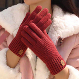 Women's Winter Gloves with Touchscreen Function and Warm Outdoor Design